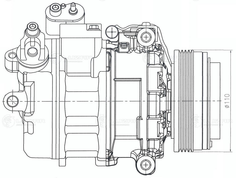 Compressor, air conditioning (LCAC 2682)