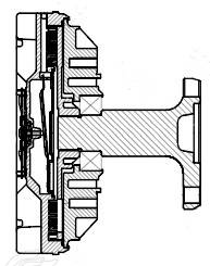 Clutch, radiator fan