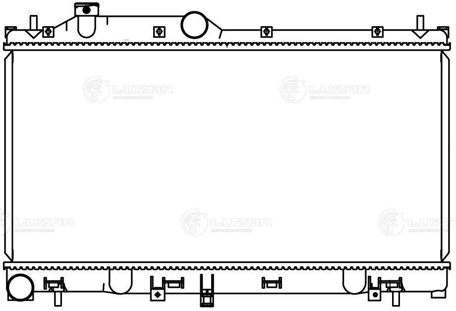 Radiator, engine cooling