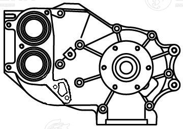 Water Pump, engine cooling (LWP 1542)