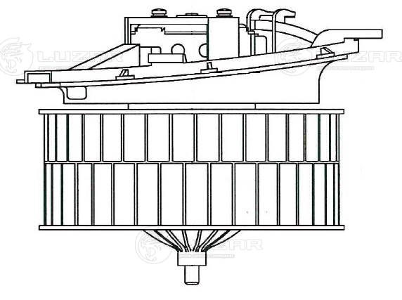 Electric Motor, interior blower