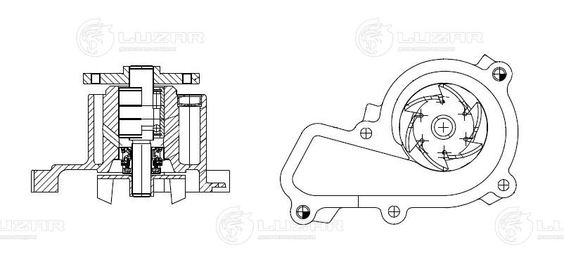 Water Pump, engine cooling