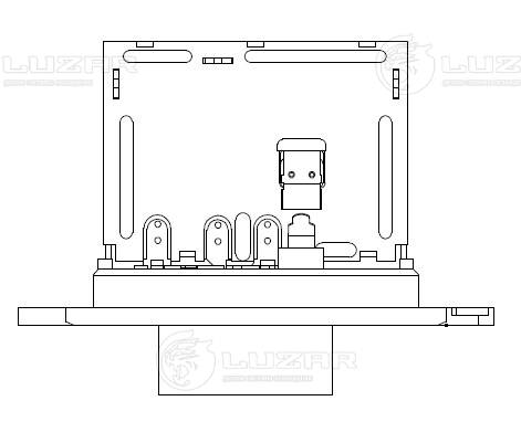Resistor, interior blower