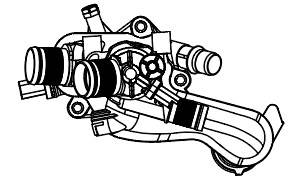 Thermostat, coolant (LT 2038)