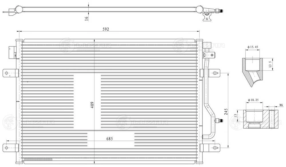 Condenser, air conditioning