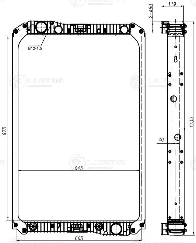 Radiator, engine cooling