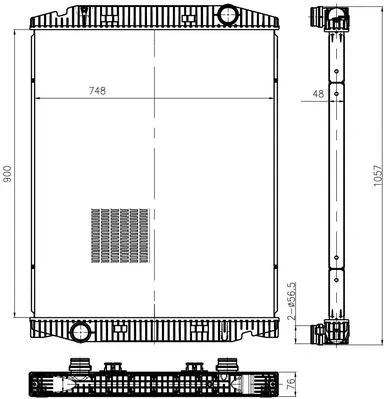 Radiator, engine cooling