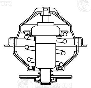 Thermostat, coolant