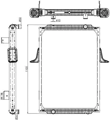 Radiator, engine cooling
