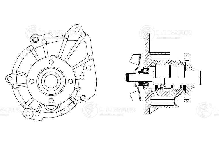 Water Pump, engine cooling