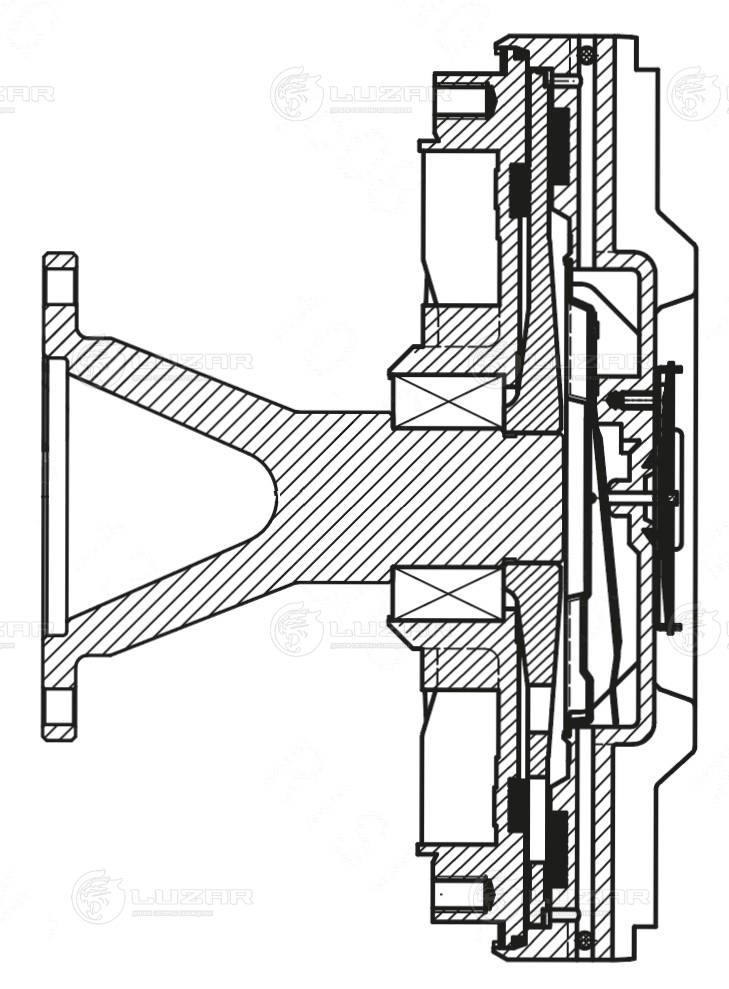 Clutch, radiator fan