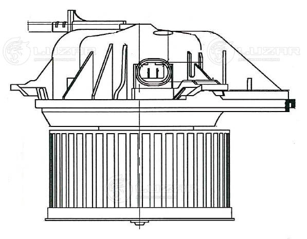 Electric Motor, interior blower
