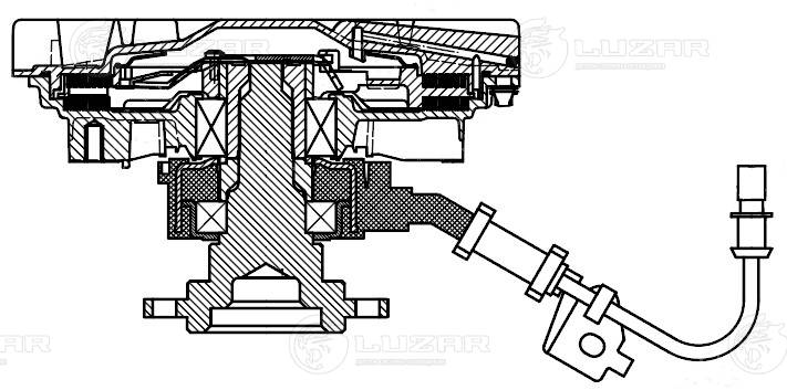Clutch, radiator fan