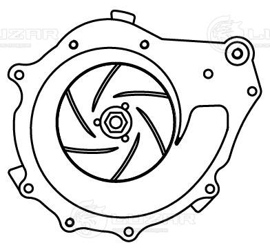 Water Pump, engine cooling