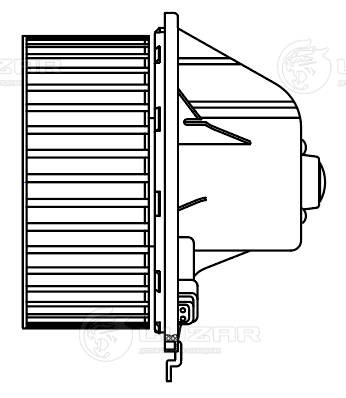 Electric Motor, interior blower