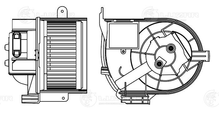 Electric Motor, interior blower