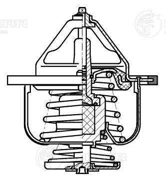 Thermostat, coolant