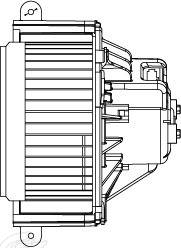 Electric Motor, interior blower