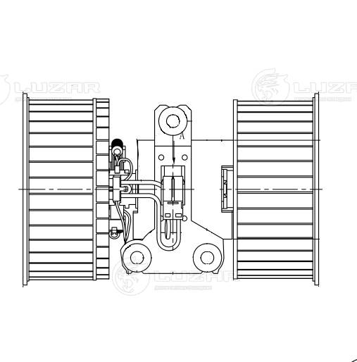 Electric Motor, interior blower