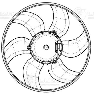 Fan, engine cooling (LFc 0907)
