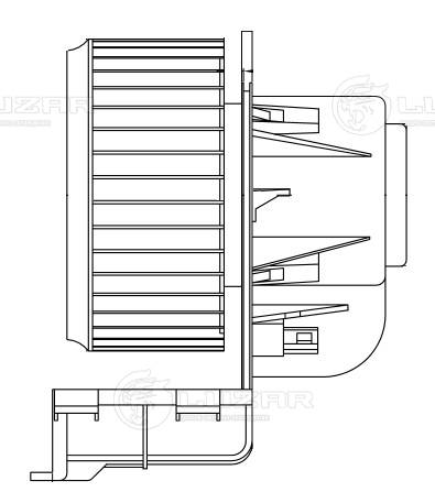 Electric Motor, interior blower