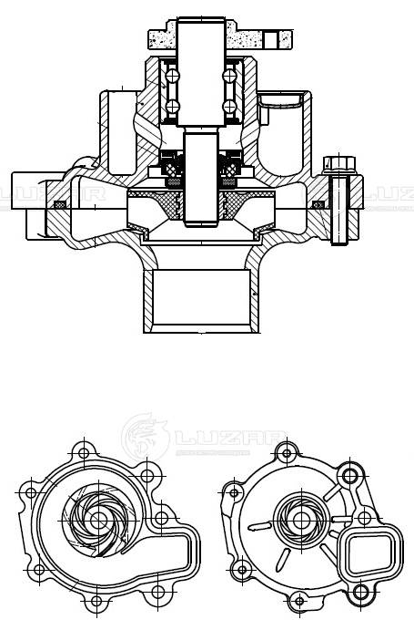 Water Pump, engine cooling
