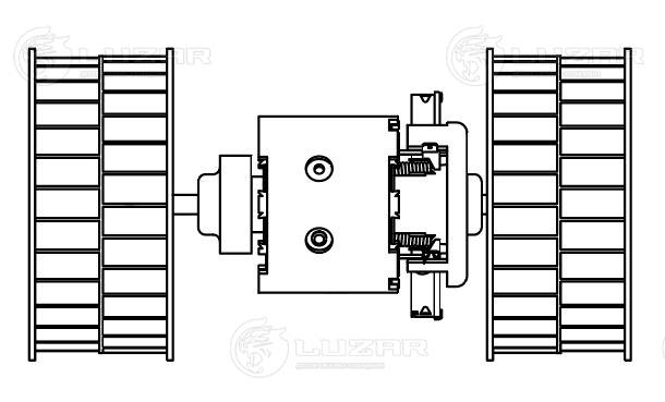 Electric Motor, interior blower