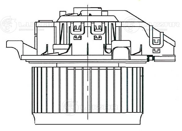Electric Motor, interior blower