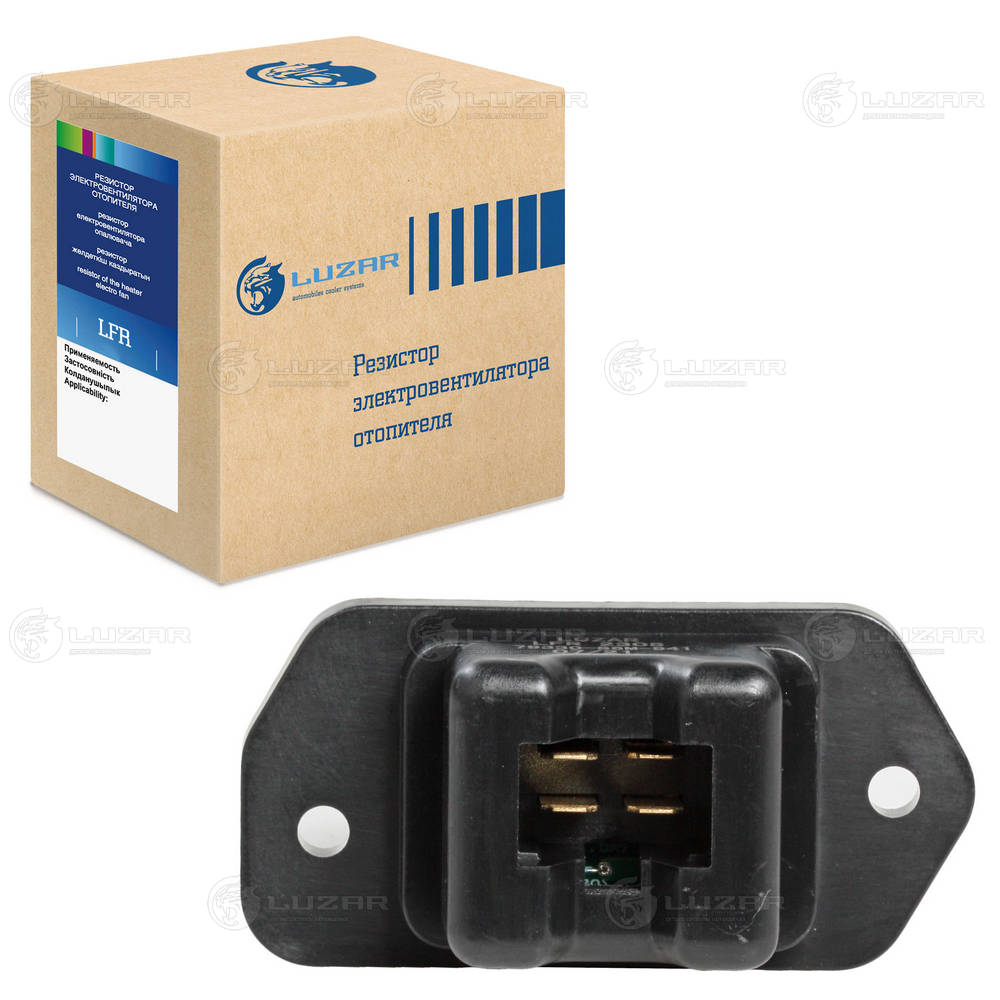 Resistor, interior blower