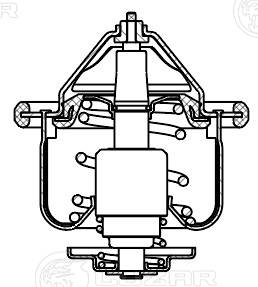 Thermostat, coolant