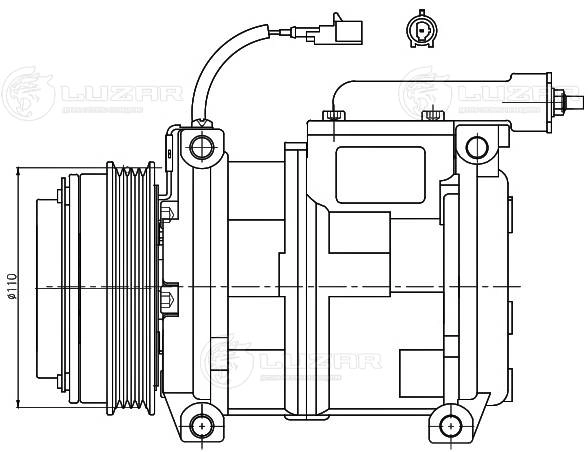 Compressor, air conditioning (LCAC 1622)