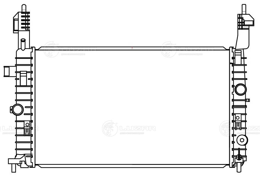 Radiator, engine cooling (LRc 2131)