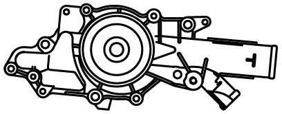 Water Pump, engine cooling (LWP 15220)
