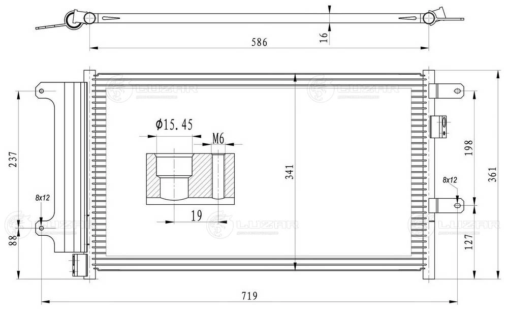 Condenser, air conditioning