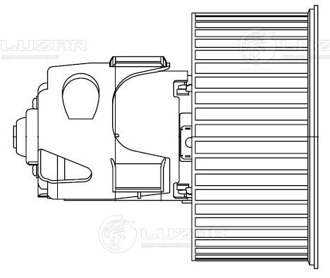Electric Motor, interior blower