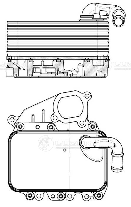Oil Cooler, engine oil