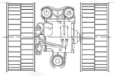 Electric Motor, interior blower