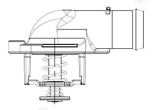 Thermostat, coolant
