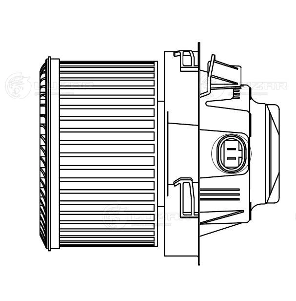 Electric Motor, interior blower