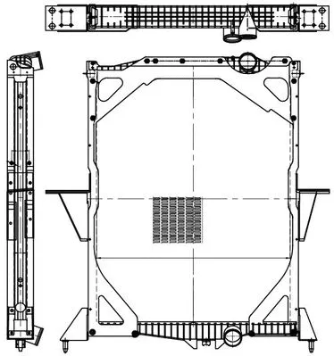 Radiator, engine cooling