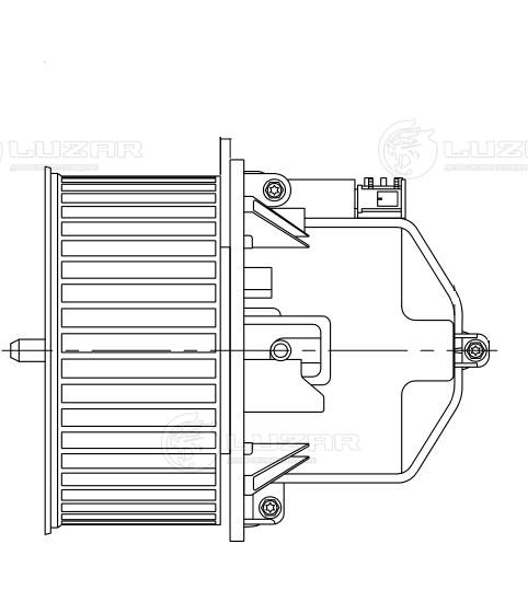 Electric Motor, interior blower