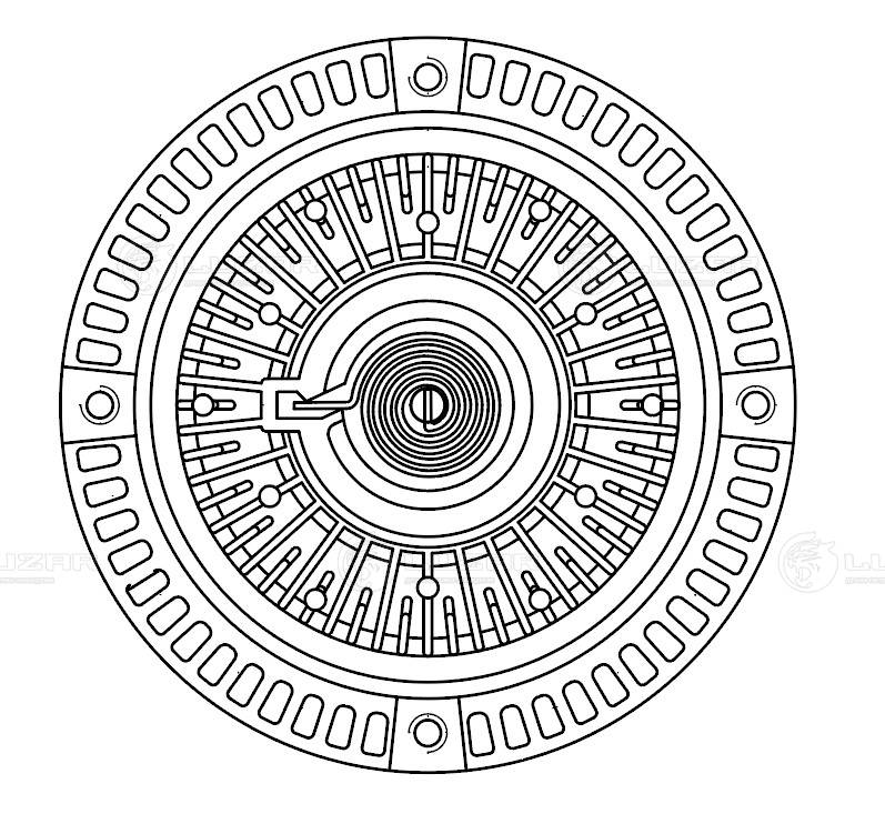 Clutch, radiator fan