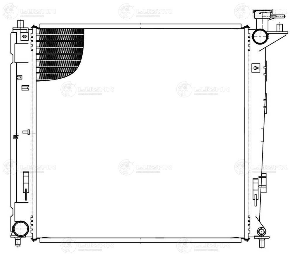 Radiator, engine cooling