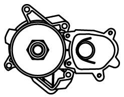 Water Pump, engine cooling (LWP 2611)