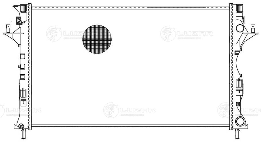 Radiator, engine cooling (LRc 0964)