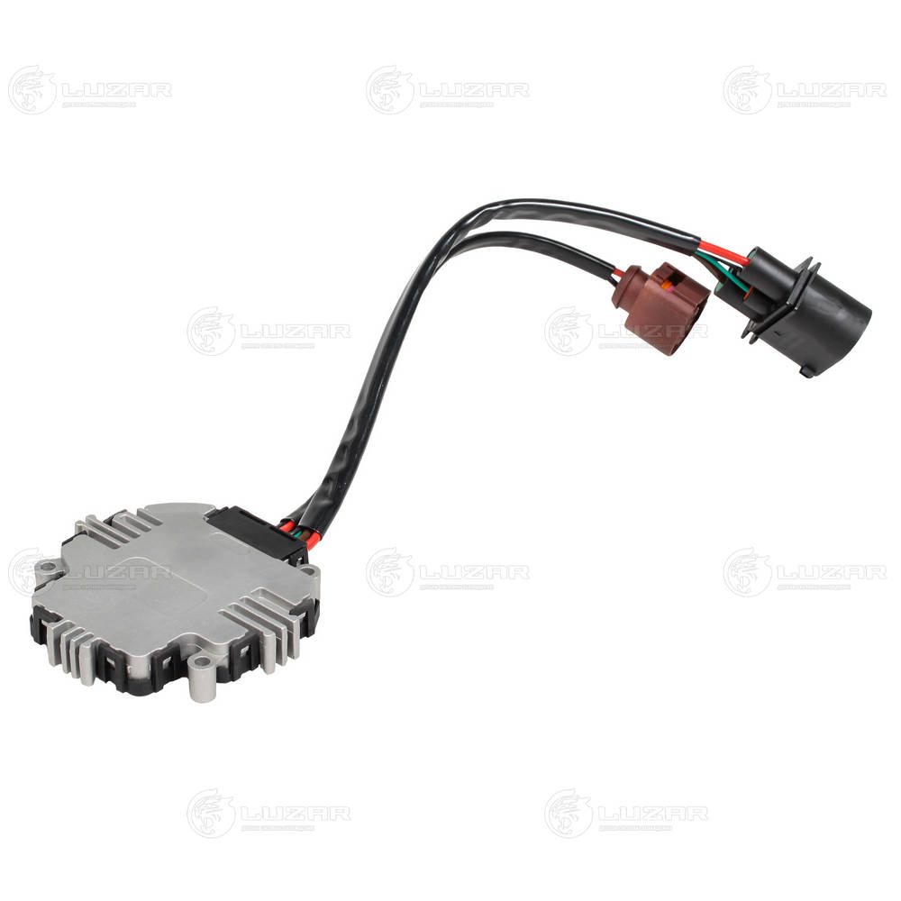 Series resistor, electric motor (radiator fan)