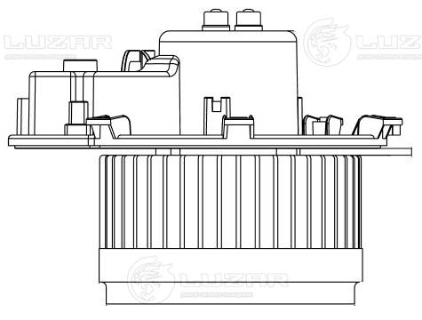 Electric Motor, interior blower