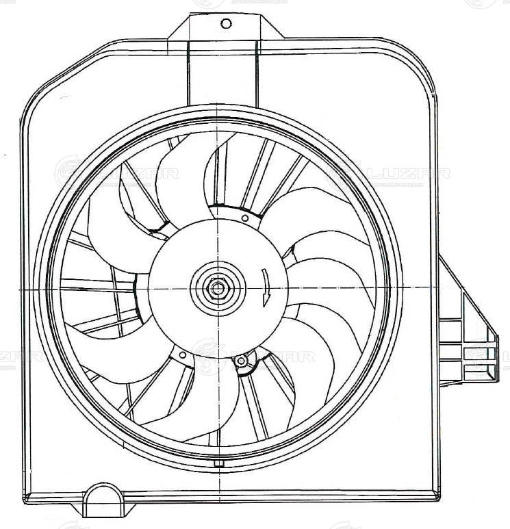 Fan, air conditioning condenser