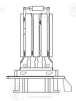 Resistor, interior blower