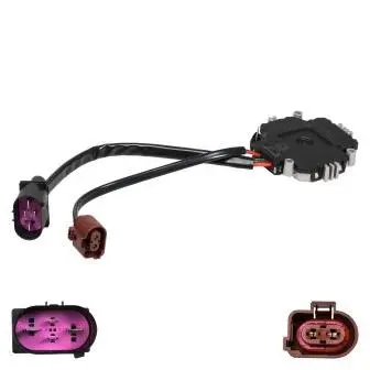 Series resistor, electric motor (radiator fan) (LFR 18K2)